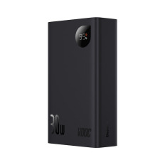 PowerBank ar displeju 20000mAh 30W 2xusb 1xusb-c ātru uzlādi SCP vooc melns