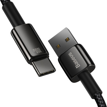 Tungsten Gull Cable USB-USB-C 480MB-S 100W 1M SVART