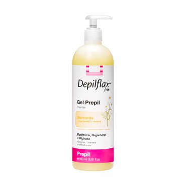 Depilflax 100 Gel Før Epilation 500 ml — forfra