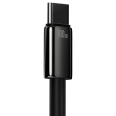 Volfram zlati kabel USB-USB-C 480MB-S 100W 1M črna