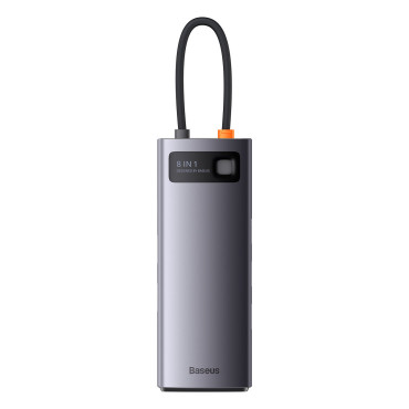 Starjoy Hub 8In1 USB-C 3xUSB HDMI RJ45 SD och TF PD-kortläsare