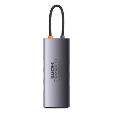Starjoy Hub 8In1 USB-C 3xUSB HDMI RJ45 SD och TF PD-kortläsare