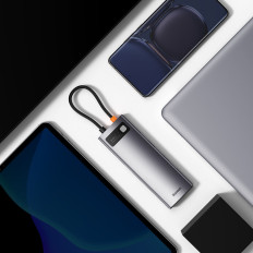 Starjoy Hub 8In1 USB-C 3xUSB HDMI RJ45 SD och TF PD-kortläsare
