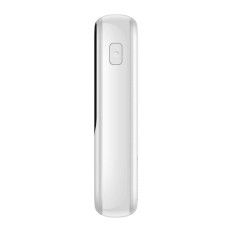 PowerBank ar ātru iekraušanu 10000mAh 20W QC-PD-SCP-FCP iPhone zibens kabelis balts