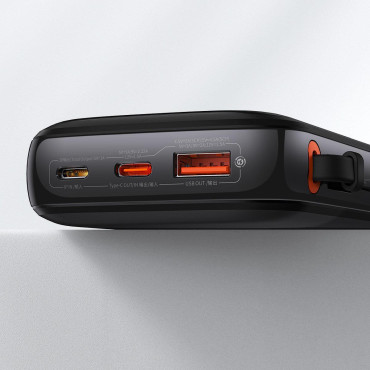 PowerBank s rýchlym nakladaním 10000MAH 22,5 W QC-PD-SCP-FCP USB-C kábel