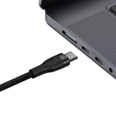 Kabel-Flash-Kabel-Flash-Serie 2in1 USB-C 2XUSB-C 100W 1.5m Schwarz
