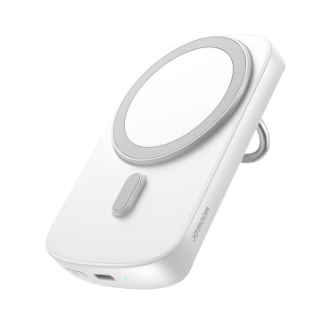 Powerbank con il caricatore di induzione dell'anello con il supporto fino a 6000 mAh 20w bianco