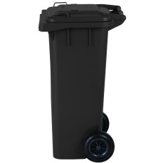 Panier de conteneurs pour déchets. Europlast 80L noir