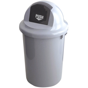 Posodo za smeti z zamrznitvijo Push Grey 60L