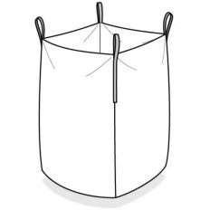 Bolsa de bolsa grande Certificado de prueba abierto 90x90x130cm 1000kg