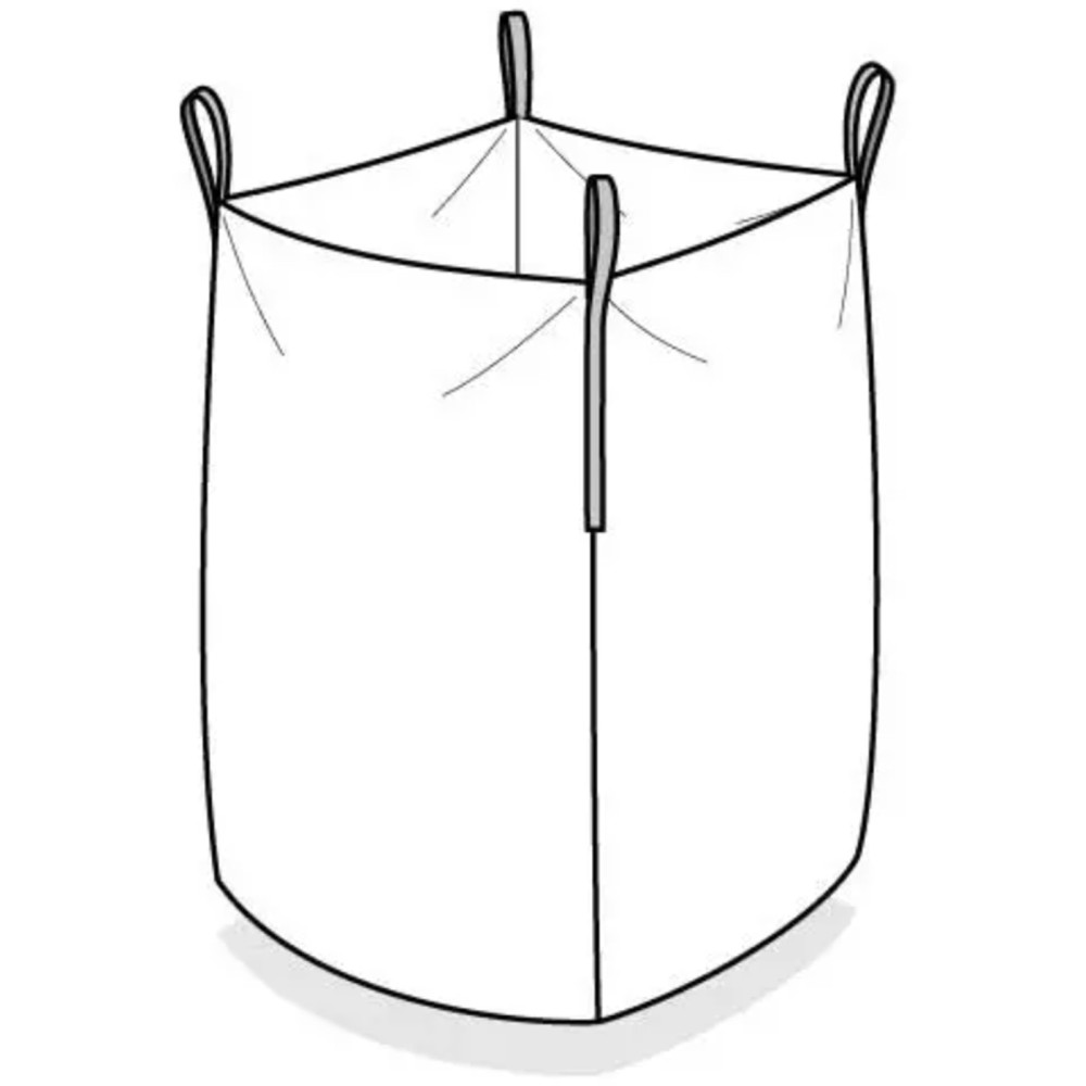 Big Bag Bag Open Tested Certificado 90x90x130cm 1000KG