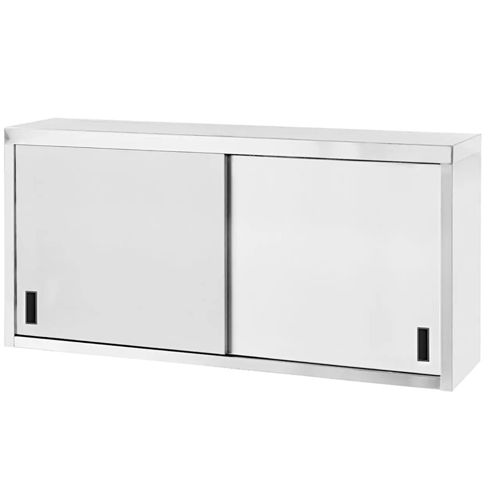 Wall-hangende kaststaal voor keuken met 20x60x40cm - deuren - Hendi 811214