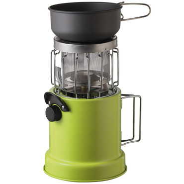 Cocina turística 2IN1 con un radiador para cartuchos de gas. MEVA Vatop