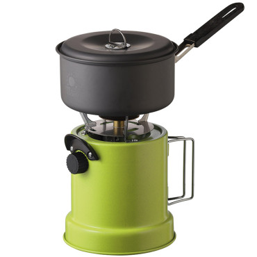 Cocina turística 2IN1 con un radiador para cartuchos de gas. MEVA Vatop