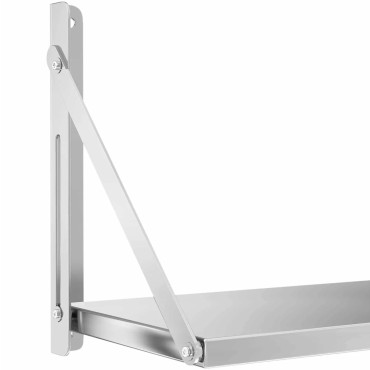 Catering Wall Blastel Zložljiva nerjaveče jeklo do 40 kg 120 x 30 cm