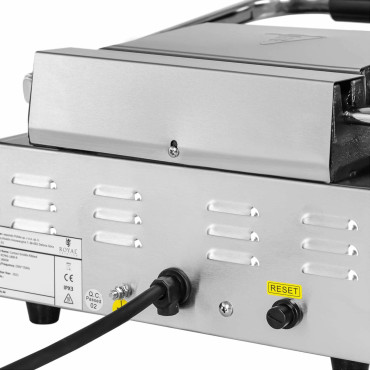 GBQ Kontakt Elektrisk ryflated 23 x 22 cm 1800 w