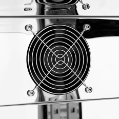 Kylskåpflaska för 2-dörrdrycker glaserade 458 L 295 W - Silver