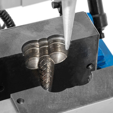 Macchina di wafflower per coni di cottura per gelato 50 - 60 wafer / ora. 74 x 124 mm