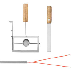 Máquina de gofferso para hornear conos para helado 50 - 60 obleas / hora. 74 x 124 mm