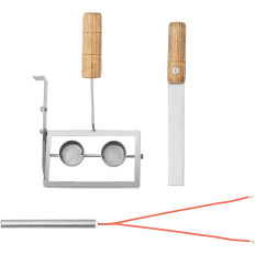 Wafflower-Maschine für Backkegel für Eiscreme 50 - 60 Waffeln / Stunde. 47 x 112 mm