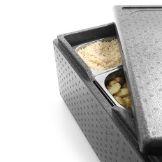 Thermo-isolerende containerthermos voor het transporteren van voedsel EEP GN1 / 1 46L - Hendi 707968