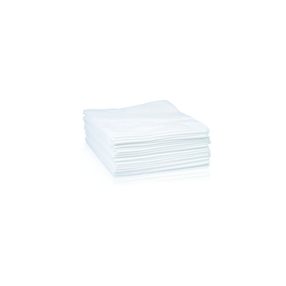 Disposable surgical scarves, 20 pcs. 70x40 cm, white wave