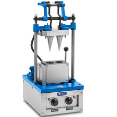 Wafflower gép sütés kúpok fagylalt 2100 W 50-60 db.