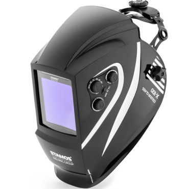 Mask Automatisk svetsmask med färgstarkt glas X-100 färg