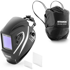 Máscara automática de soldagem de máscara com vidro x-100 colorido