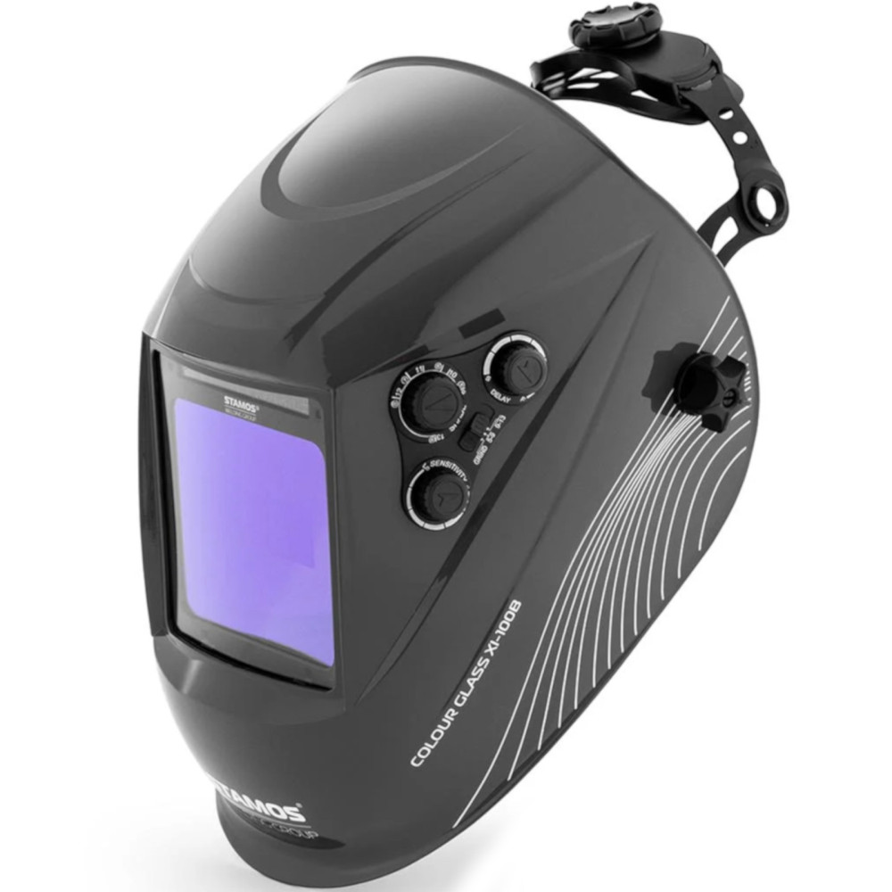 Mask Automatisk svetsmask med färgstark glas XI-100B färg