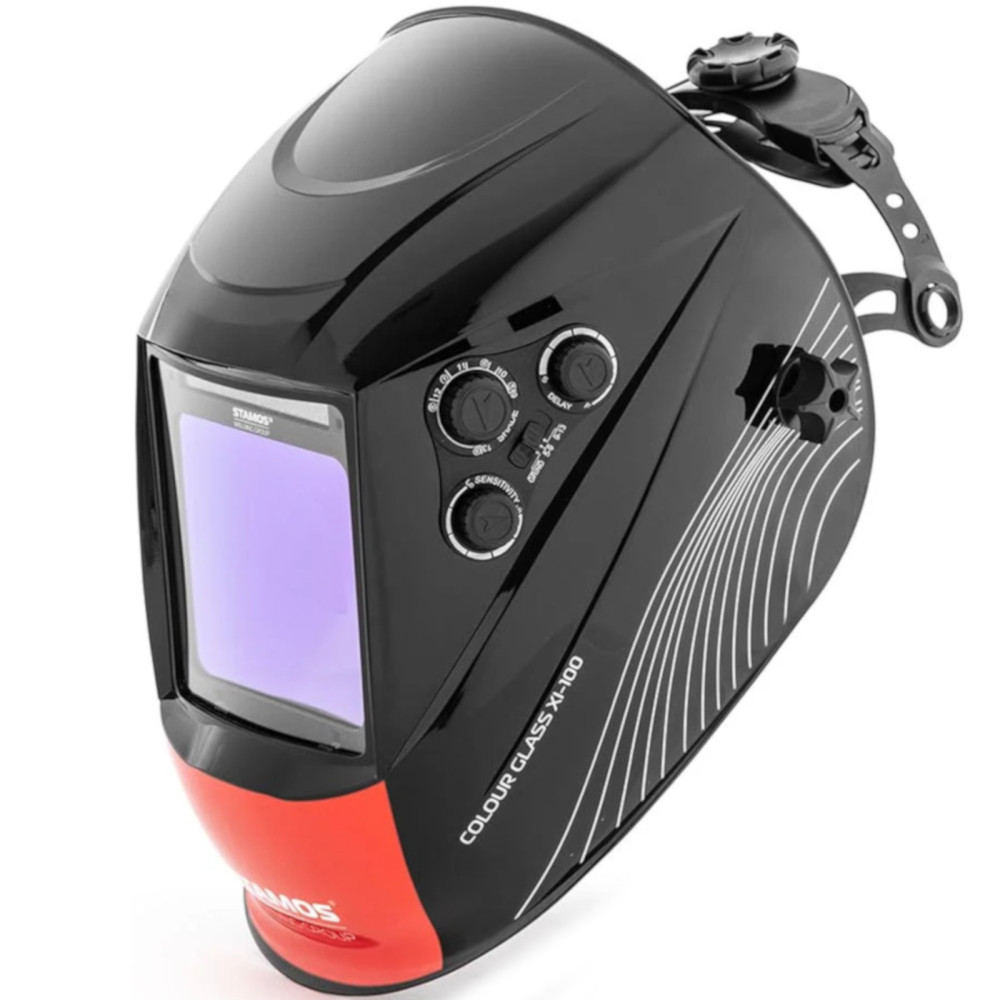 Mask Automaattinen hitsausmaski värikkäillä lasilla Xi-100