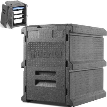 Termoizolacijska kontejnerska prehrana THERMOS EEP 8 X Tacs ali Containers GN1 / 1 100L - Hendi 707999