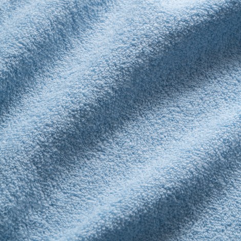 SÁBANA DE RIZO AZUL — detalle de la superficie