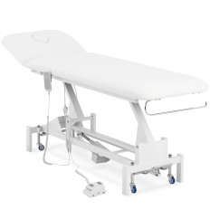 Lit Table cosmétique pour massage électrique 1 moteur 200 kg Lille - Blanc