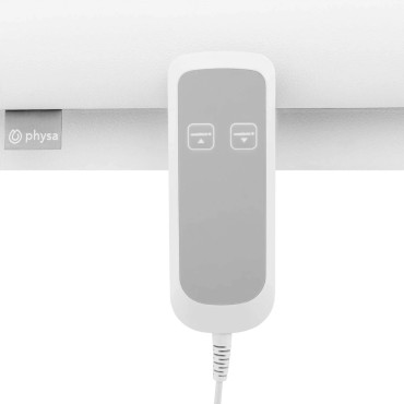 Mesa cosmética de cama para massagem elétrica 1 motor 200 kg lille - branco