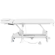Mesa cosmética de cama para massagem elétrica 1 motor 200 kg lille - branco