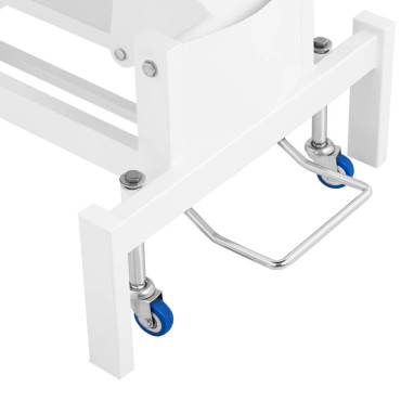 Mesa cosmética de cama para massagem elétrica 1 motor 200 kg lille - branco