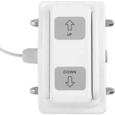 Mesa cosmética de cama para massagem elétrica 1 motor 200 kg lille - branco