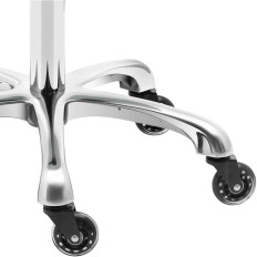 Taburete Taburete Cosmetic Hoker Truck en las ruedas de York de hasta 150 kg Pistacho