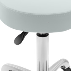 Chaise Tabouret Cosmetic Hoker avec dossier sur roues jusqu'à 150 kg de pistache de puits