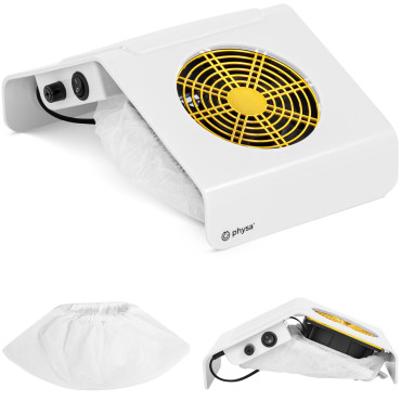Amortecedor de poeira cosmética 1 fã 40 w - branco