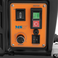 Magnetic drill with a threading laser. Drilling 475 rpm 1300 W