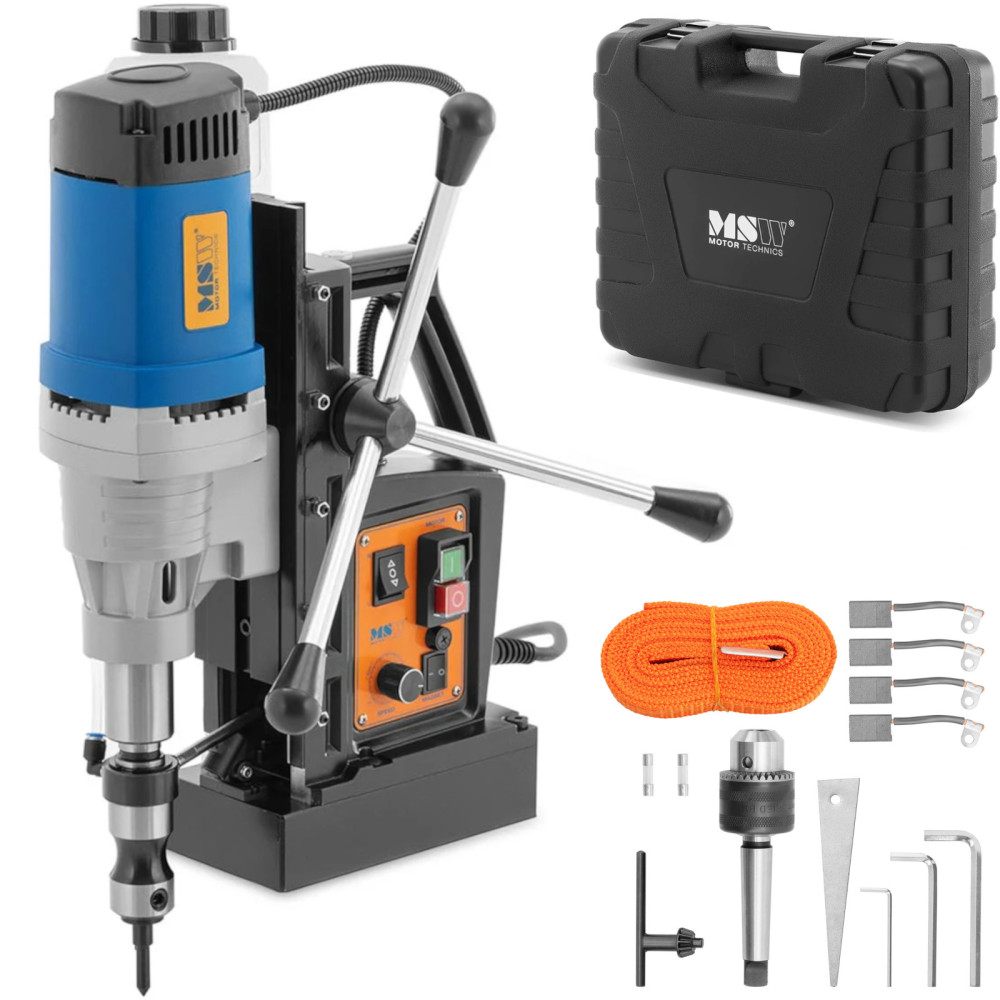 Magnētiskais urbis ar lāzera Weldon turētājs 19 mm 395 RPM 1680 W