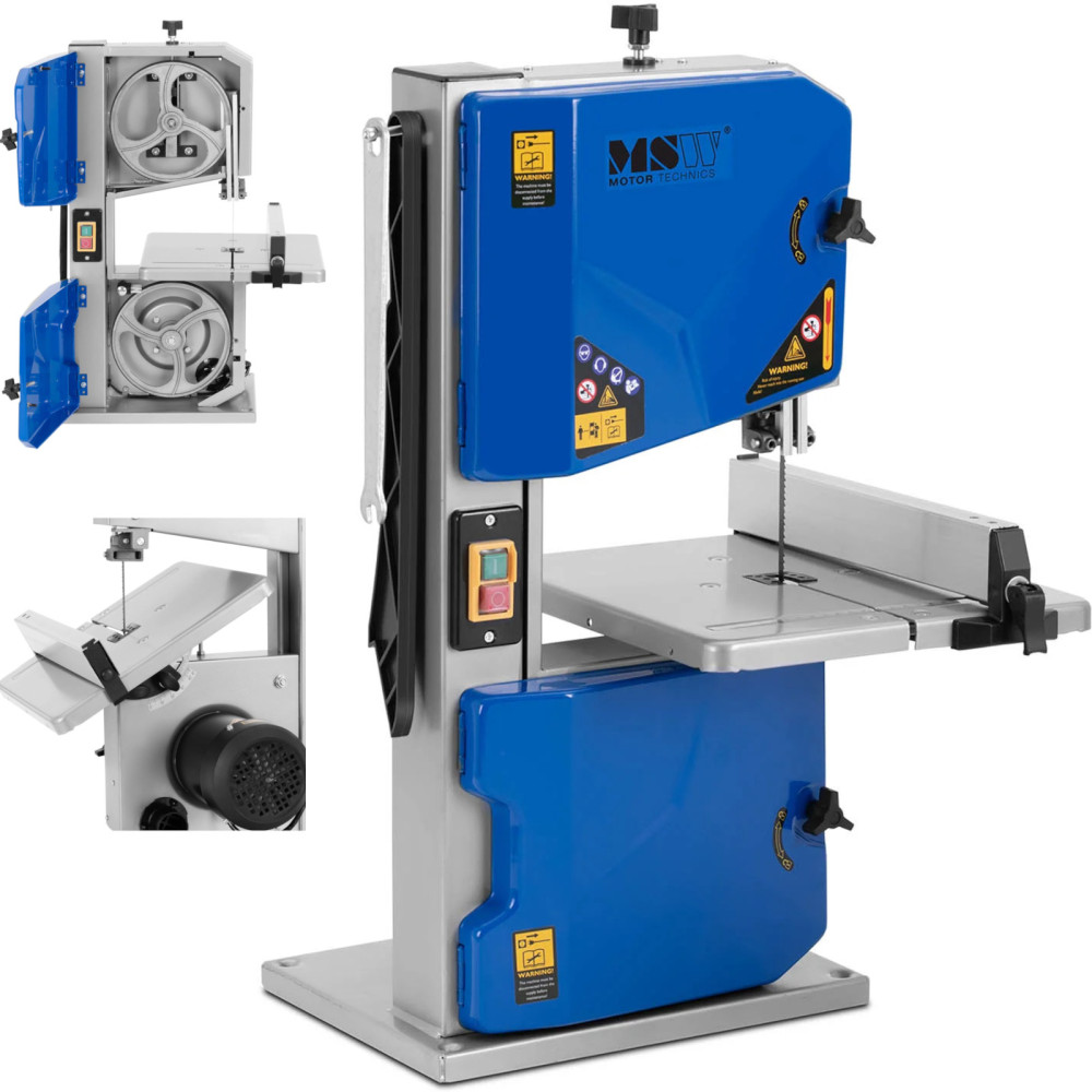 Fita de madeira serra para madeira com uma mesa inclinada 250 w