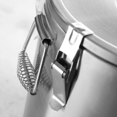 Wärmebehälterstahl-Thermos für den Transport von 10l Lebensmitteln - Hendi 710104