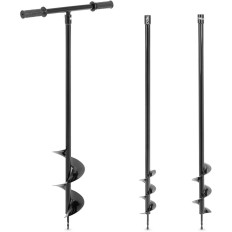 Borerigg. Håndbor til jorden 3 bor. ONS 80 mm 100 mm 150 mm dybde. Opptil 100 cm