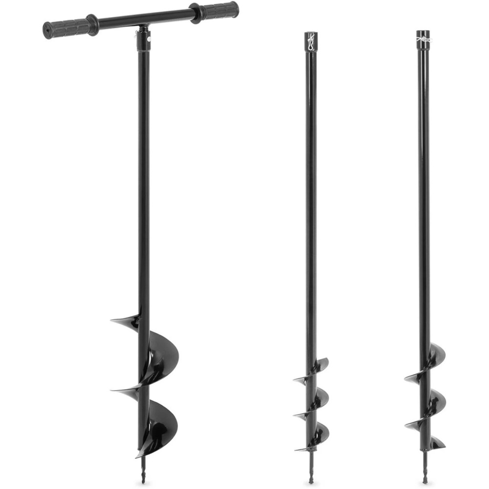 Equipamento de perfuração. Broca de mão para a terra 3. Qua 80 mm 100 mm de profundidade de 150 mm. até 100 cm