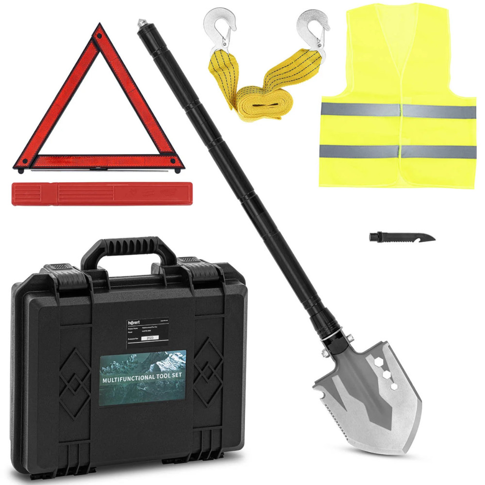 Sikkerhetssett ESSNID til bilen for bil på Camping 11 Funksjoner