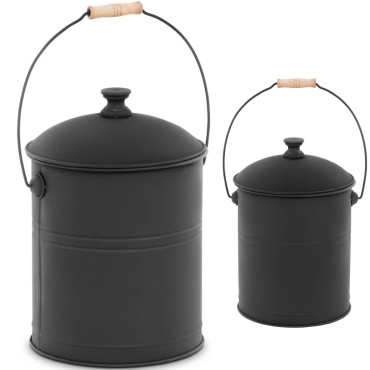 A bucket for metal ash with...