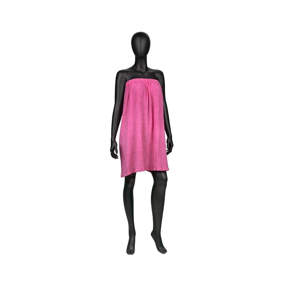 Cape en éponge rose n° 10 — vue de face
